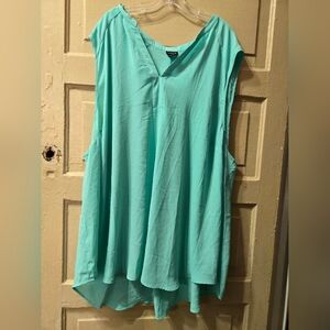 Torrid Harper Georgette Sleeveless Blouse GUC Size: 6X